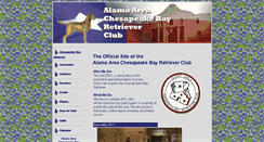 Desktop Screenshot of alamochesapeakes.org