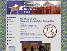 Tablet Screenshot of alamochesapeakes.org